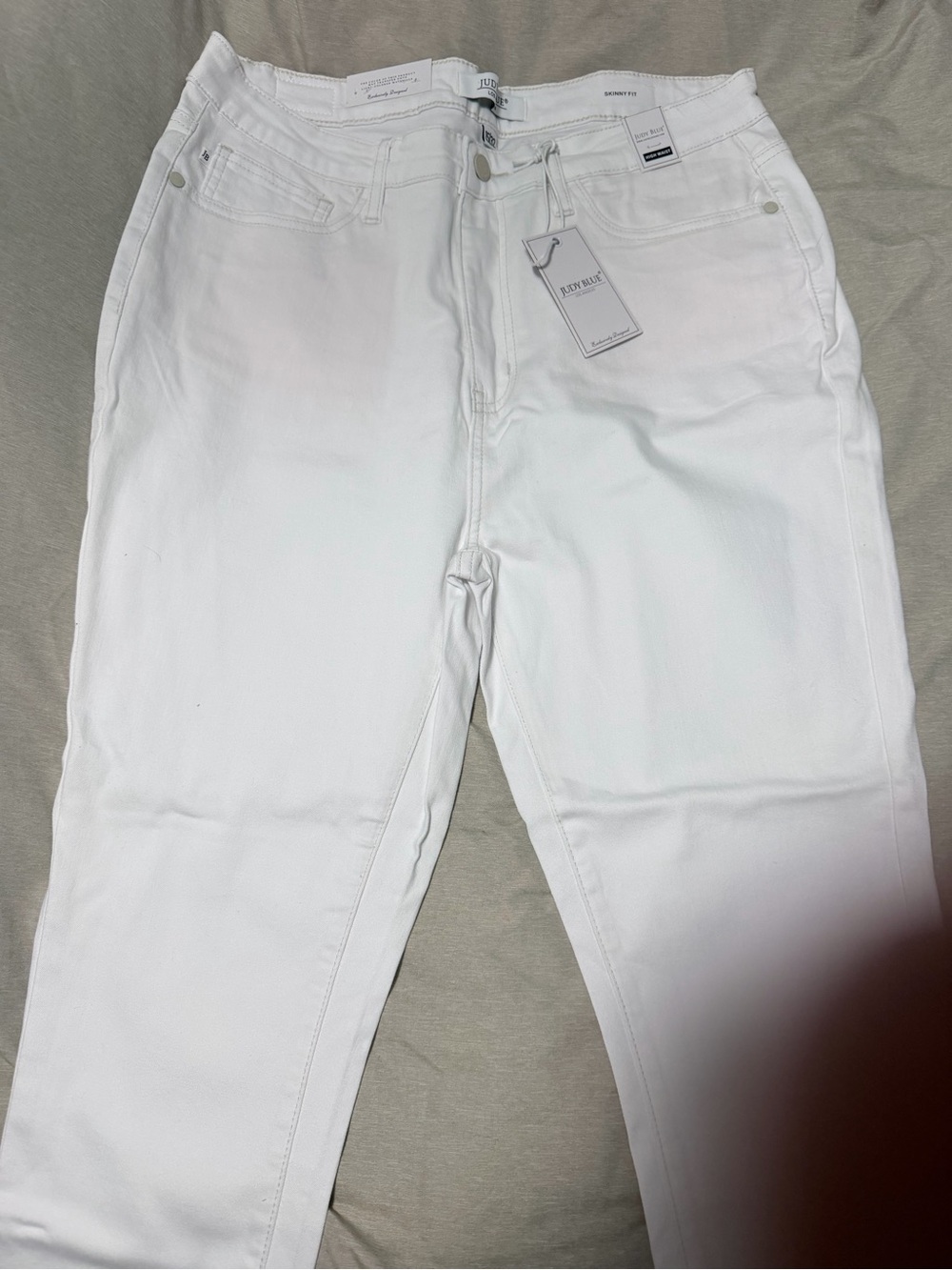 Judy Blue White High-Rise Denim Pants